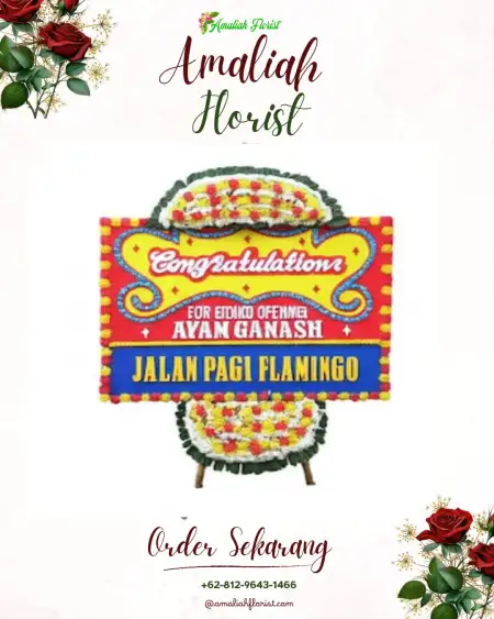 Sewa Papan Bunga Ngombak